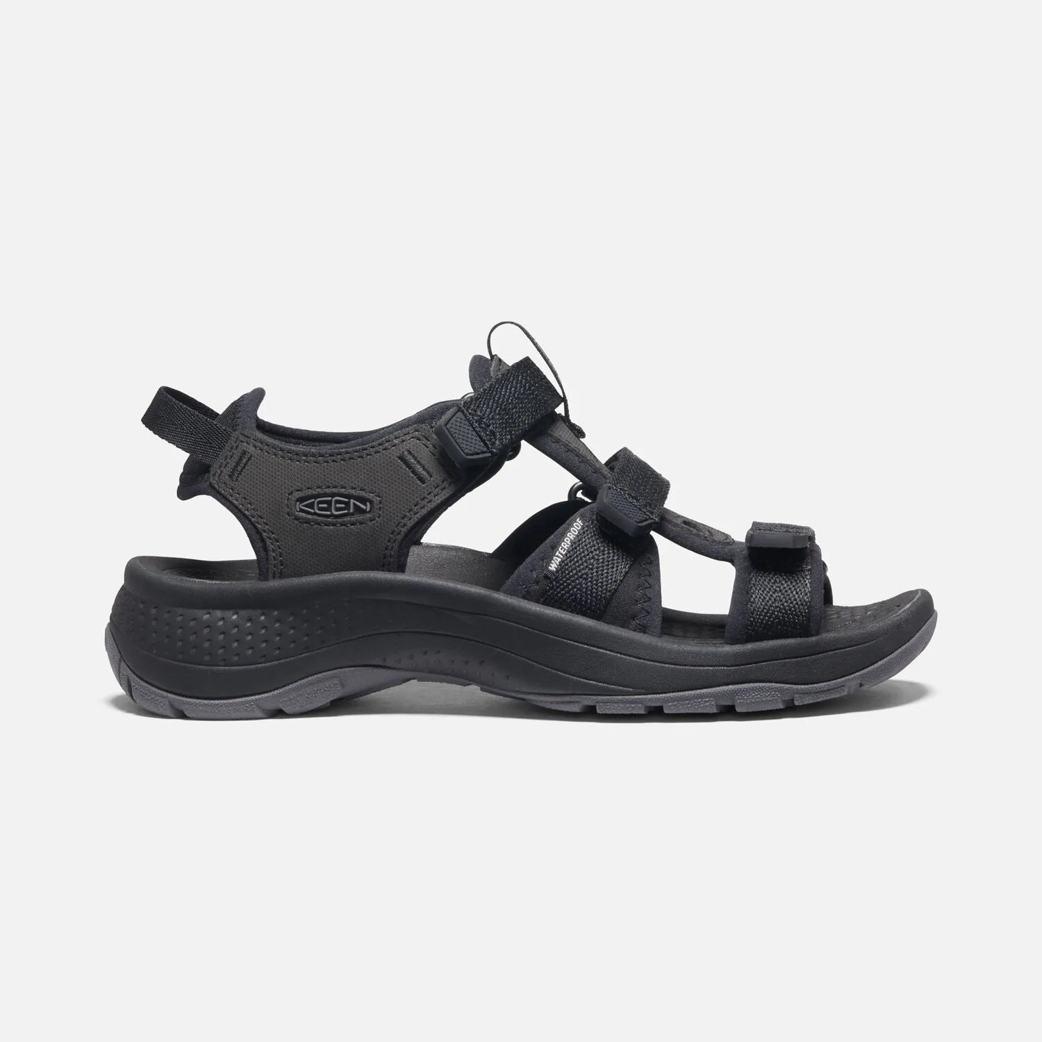 WOMEN'S ASTORIA WEST OPEN-TOE - BLACK/BLACK