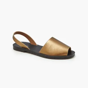 Women's Metallic Toned Sandals