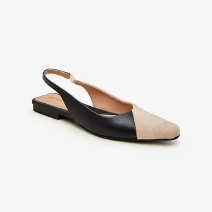 Women's Two-Toned Slingbacks