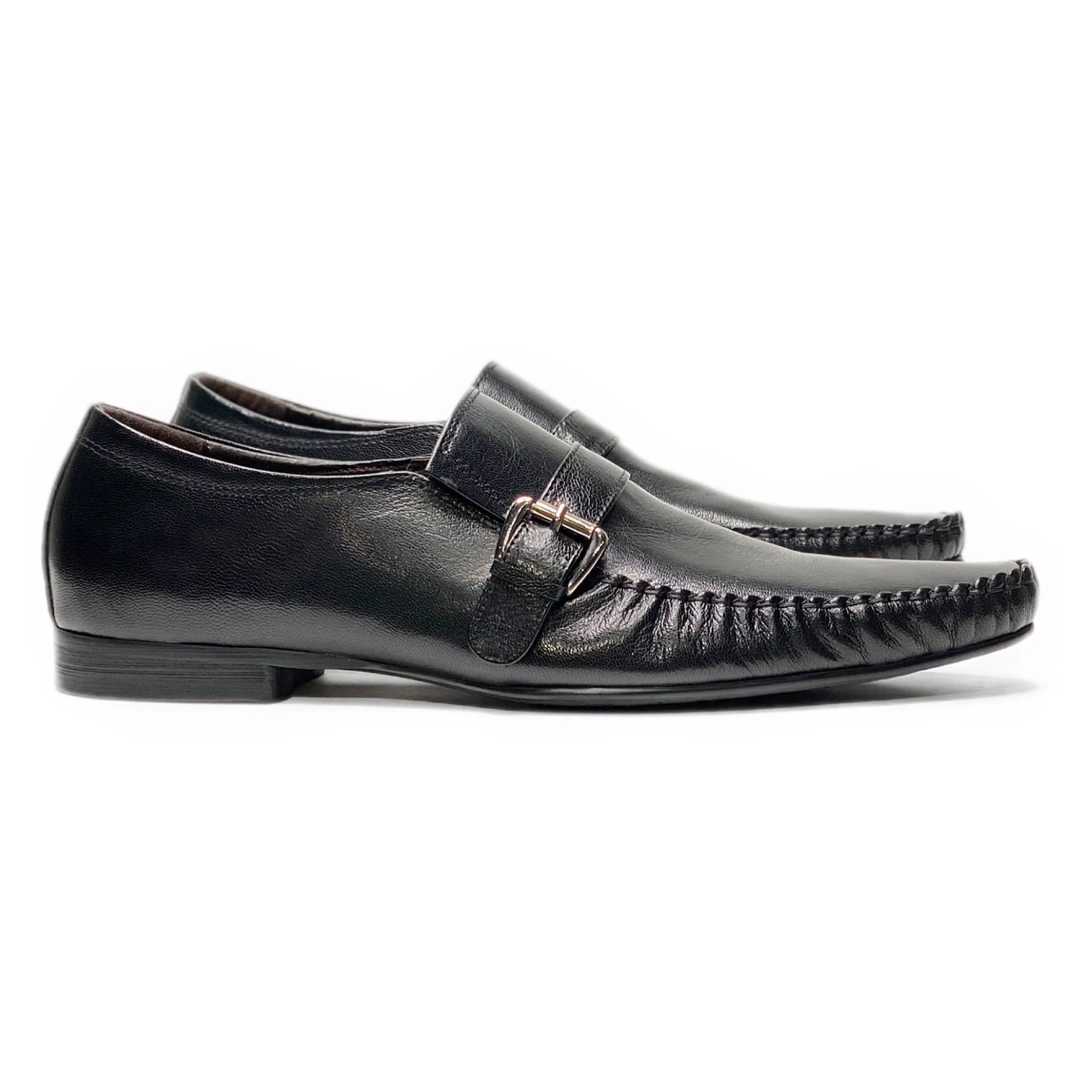 Zain Side Buckle Loafers