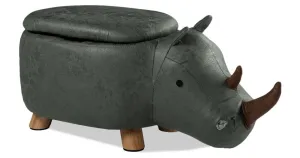 Zoo Companions Rhino Storage Ottoman - Green